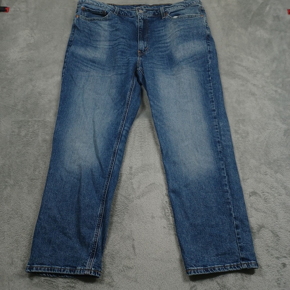 Levis 541 Jeans Mens 40x30 Blue Denim Distressed Athletic‎ Tapered Preppy